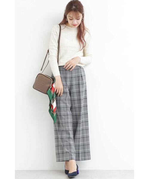 **N.Natural Beauty Basic / エヌ ナチュラルビューティーベーシック パンツ | コスミカルウォームワイドパンツ | 詳細18