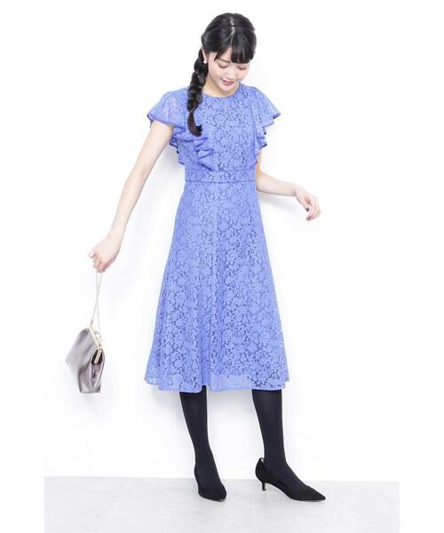 ＊＊N.Natural Beauty Basic / エヌ ナチュラルビューティーベーシック ワンピース | バックボタンレースワンピース | 詳細2