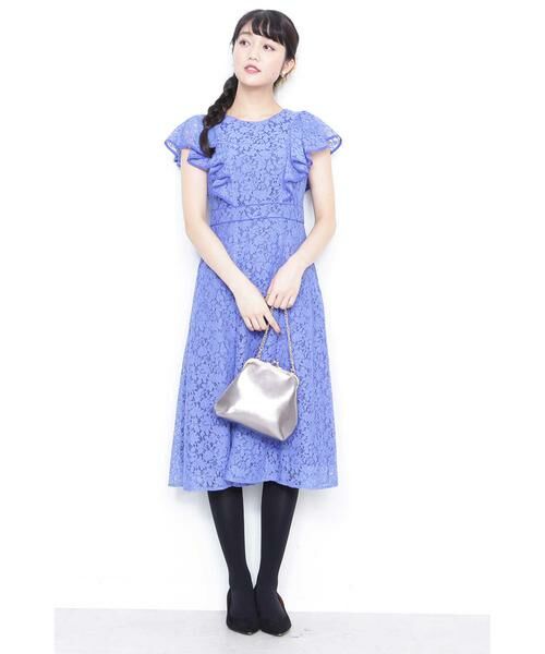 ＊＊N.Natural Beauty Basic / エヌ ナチュラルビューティーベーシック ワンピース | バックボタンレースワンピース | 詳細3