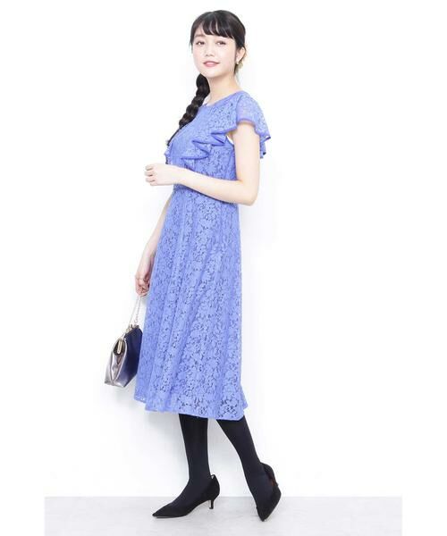 ＊＊N.Natural Beauty Basic / エヌ ナチュラルビューティーベーシック ワンピース | バックボタンレースワンピース | 詳細4