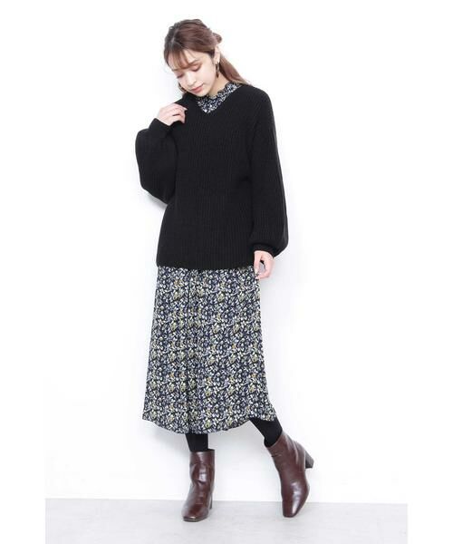 ＊＊N.Natural Beauty Basic / エヌ ナチュラルビューティーベーシック ワンピース | プリーツマキシワンピース | 詳細5