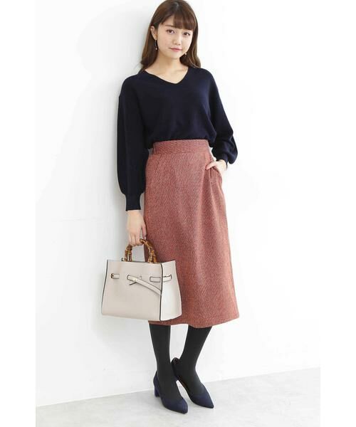 ＊＊N.Natural Beauty Basic / エヌ ナチュラルビューティーベーシック ニット・セーター | ウールベーシックⅢVネックニット | 詳細14