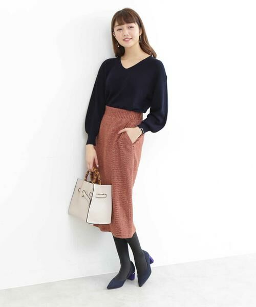 ＊＊N.Natural Beauty Basic / エヌ ナチュラルビューティーベーシック ニット・セーター | ウールベーシックⅢVネックニット | 詳細16