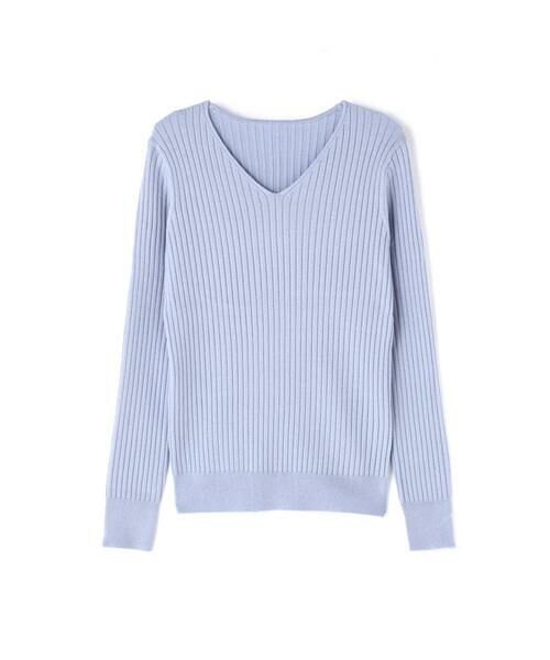 ＊＊N.Natural Beauty Basic / エヌ ナチュラルビューティーベーシック ニット・セーター | ウールベーシックⅢVネックリブニット | 詳細1