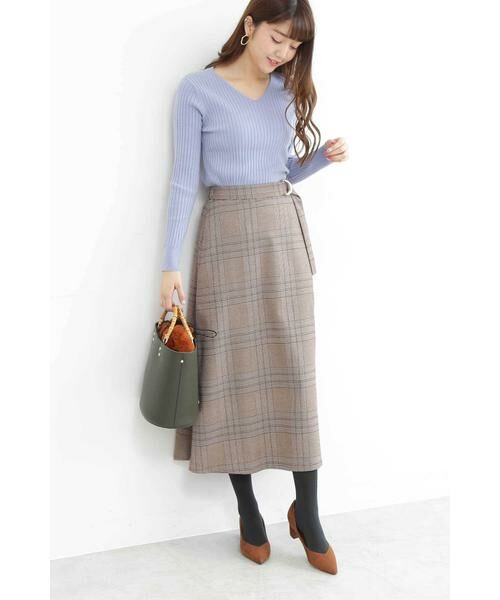 ＊＊N.Natural Beauty Basic / エヌ ナチュラルビューティーベーシック ニット・セーター | ウールベーシックⅢVネックリブニット | 詳細2