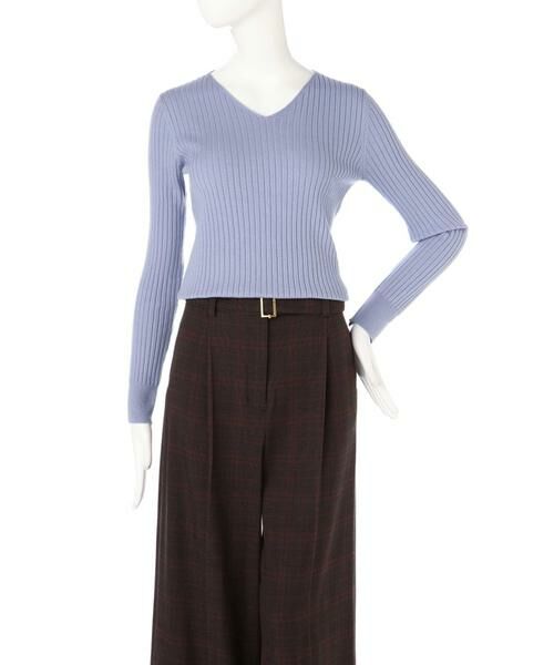 ＊＊N.Natural Beauty Basic / エヌ ナチュラルビューティーベーシック ニット・セーター | ウールベーシックⅢVネックリブニット | 詳細5