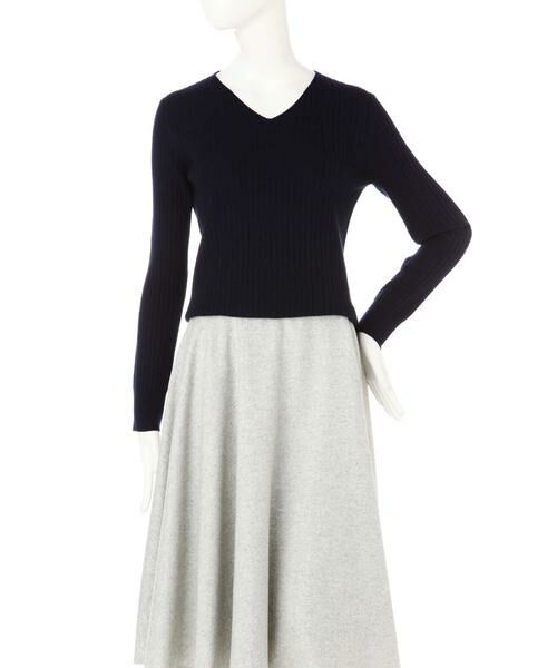 ＊＊N.Natural Beauty Basic / エヌ ナチュラルビューティーベーシック ニット・セーター | ウールベーシックⅢVネックリブニット | 詳細11