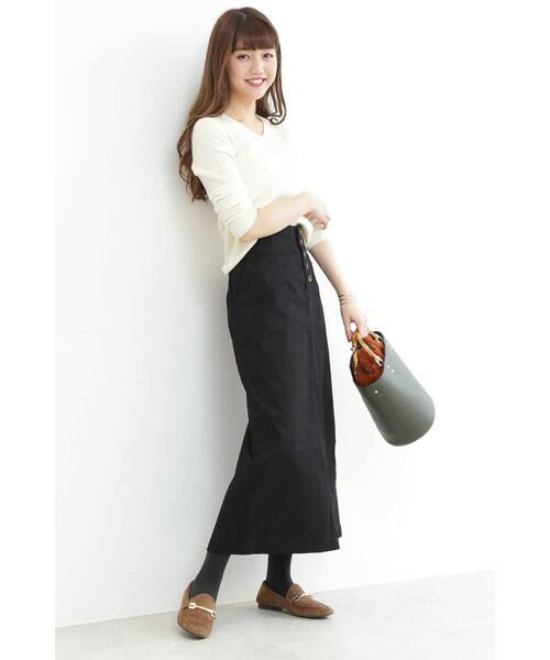 ＊＊N.Natural Beauty Basic / エヌ ナチュラルビューティーベーシック ニット・セーター | ウールベーシックⅢVネックリブニット | 詳細20