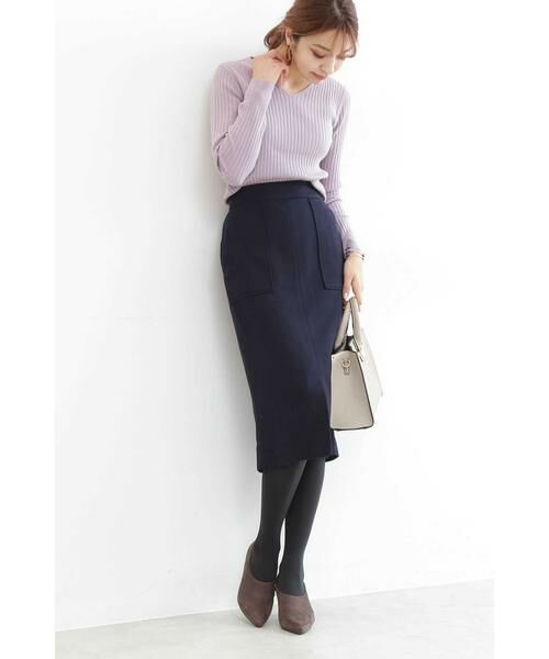 ＊＊N.Natural Beauty Basic / エヌ ナチュラルビューティーベーシック ニット・セーター | ウールベーシックⅢVネックリブニット | 詳細26