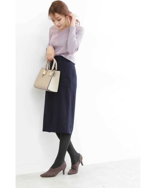 ＊＊N.Natural Beauty Basic / エヌ ナチュラルビューティーベーシック ニット・セーター | ウールベーシックⅢVネックリブニット | 詳細27