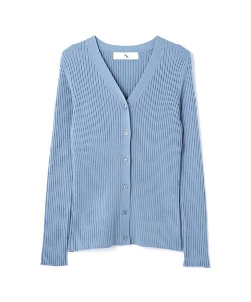 ＊＊N.Natural Beauty Basic / エヌ ナチュラルビューティーベーシック カーディガン・ボレロ | Vネックリブカーディガン | 詳細1