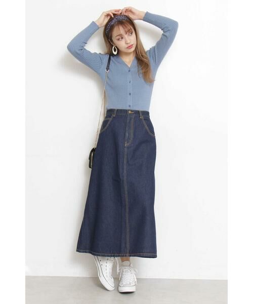 ＊＊N.Natural Beauty Basic / エヌ ナチュラルビューティーベーシック カーディガン・ボレロ | Vネックリブカーディガン | 詳細2