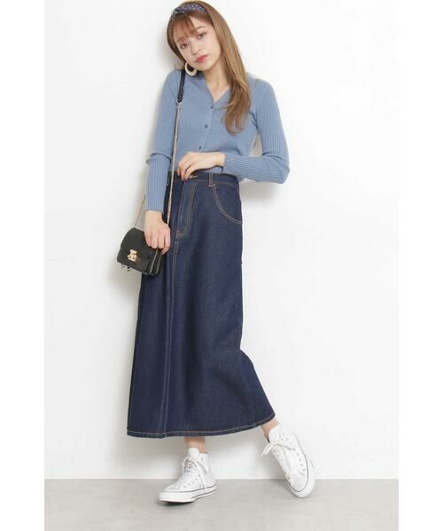 ＊＊N.Natural Beauty Basic / エヌ ナチュラルビューティーベーシック カーディガン・ボレロ | Vネックリブカーディガン | 詳細4