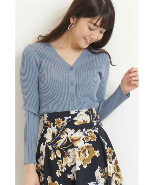 ＊＊N.Natural Beauty Basic / エヌ ナチュラルビューティーベーシック カーディガン・ボレロ | Vネックリブカーディガン | 詳細5