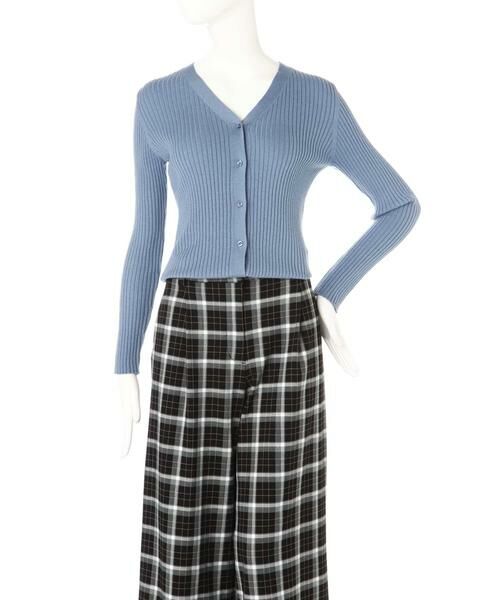 ＊＊N.Natural Beauty Basic / エヌ ナチュラルビューティーベーシック カーディガン・ボレロ | Vネックリブカーディガン | 詳細7