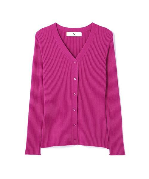 ＊＊N.Natural Beauty Basic / エヌ ナチュラルビューティーベーシック カーディガン・ボレロ | Vネックリブカーディガン | 詳細14