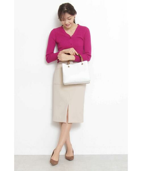 ＊＊N.Natural Beauty Basic / エヌ ナチュラルビューティーベーシック カーディガン・ボレロ | Vネックリブカーディガン | 詳細16