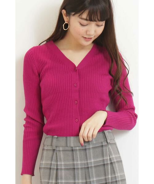＊＊N.Natural Beauty Basic / エヌ ナチュラルビューティーベーシック カーディガン・ボレロ | Vネックリブカーディガン | 詳細18