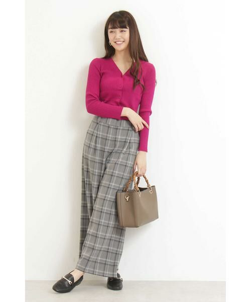 ＊＊N.Natural Beauty Basic / エヌ ナチュラルビューティーベーシック カーディガン・ボレロ | Vネックリブカーディガン | 詳細19