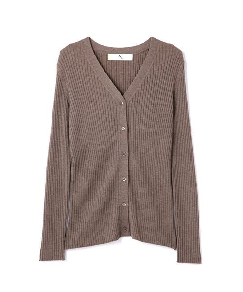 ＊＊N.Natural Beauty Basic / エヌ ナチュラルビューティーベーシック カーディガン・ボレロ | Vネックリブカーディガン | 詳細28