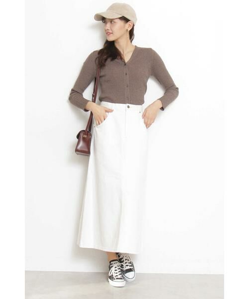 ＊＊N.Natural Beauty Basic / エヌ ナチュラルビューティーベーシック カーディガン・ボレロ | Vネックリブカーディガン | 詳細29