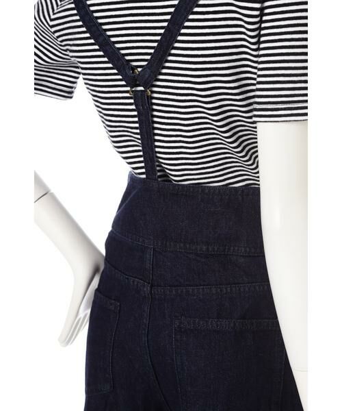 ＊＊N.Natural Beauty Basic / エヌ ナチュラルビューティーベーシック パンツ | サスペンダー付ハイウエストワイドデニムパンツ | 詳細11