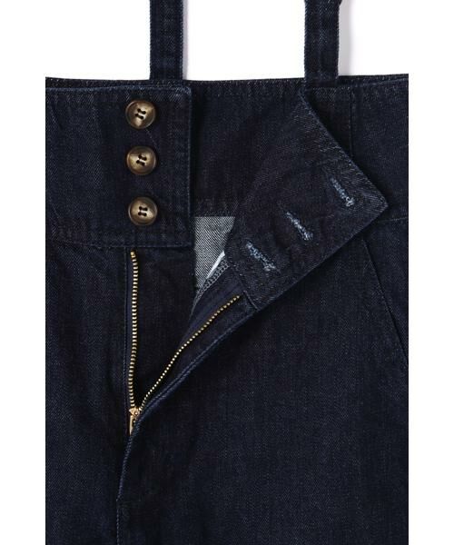 ＊＊N.Natural Beauty Basic / エヌ ナチュラルビューティーベーシック パンツ | サスペンダー付ハイウエストワイドデニムパンツ | 詳細12