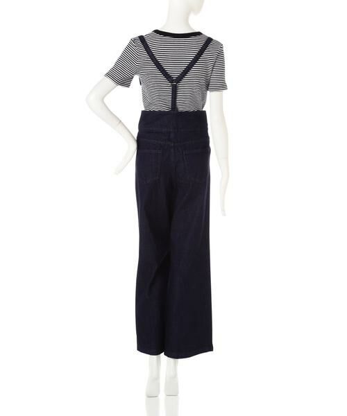 ＊＊N.Natural Beauty Basic / エヌ ナチュラルビューティーベーシック パンツ | サスペンダー付ハイウエストワイドデニムパンツ | 詳細5