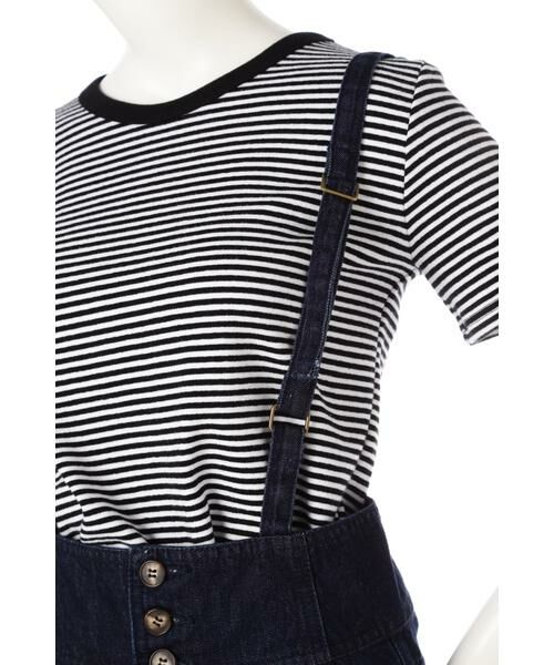 ＊＊N.Natural Beauty Basic / エヌ ナチュラルビューティーベーシック パンツ | サスペンダー付ハイウエストワイドデニムパンツ | 詳細7