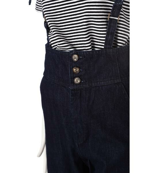 ＊＊N.Natural Beauty Basic / エヌ ナチュラルビューティーベーシック パンツ | サスペンダー付ハイウエストワイドデニムパンツ | 詳細8