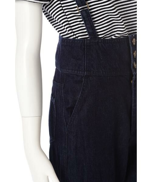 ＊＊N.Natural Beauty Basic / エヌ ナチュラルビューティーベーシック パンツ | サスペンダー付ハイウエストワイドデニムパンツ | 詳細9