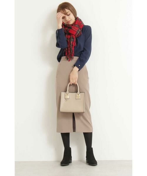 ＊＊N.Natural Beauty Basic / エヌ ナチュラルビューティーベーシック シャツ・ブラウス | Ｖネックパーツ付とろみブラウス | 詳細3