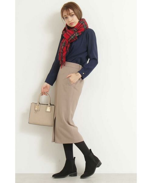 ＊＊N.Natural Beauty Basic / エヌ ナチュラルビューティーベーシック シャツ・ブラウス | Ｖネックパーツ付とろみブラウス | 詳細4