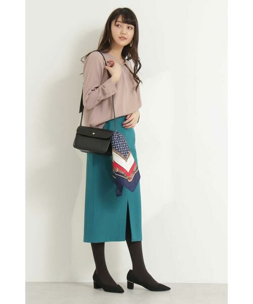 ＊＊N.Natural Beauty Basic / エヌ ナチュラルビューティーベーシック シャツ・ブラウス | Ｖネックパーツ付とろみブラウス | 詳細9