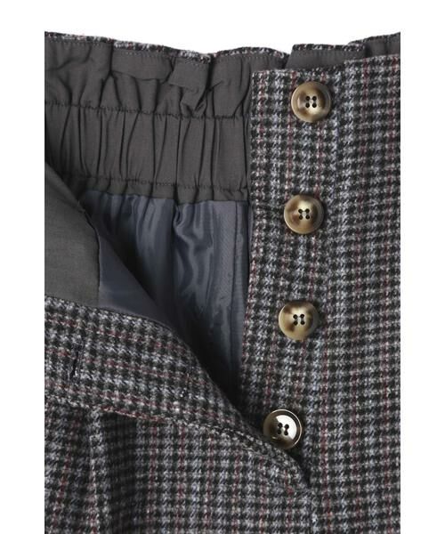 ＊＊N.Natural Beauty Basic / エヌ ナチュラルビューティーベーシック パンツ | チェックフロントボタンワイドパンツ | 詳細15