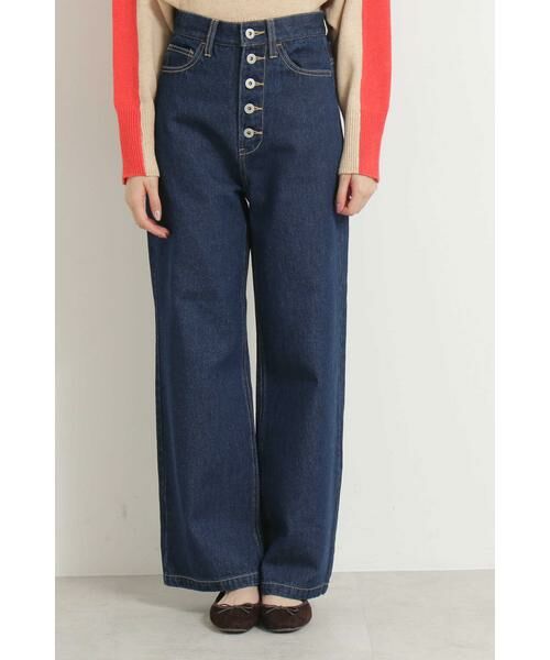 ＊＊N.Natural Beauty Basic / エヌ ナチュラルビューティーベーシック パンツ | ボタンフライデニムパンツ | 詳細10