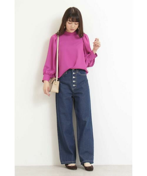 ＊＊N.Natural Beauty Basic / エヌ ナチュラルビューティーベーシック パンツ | ボタンフライデニムパンツ | 詳細2