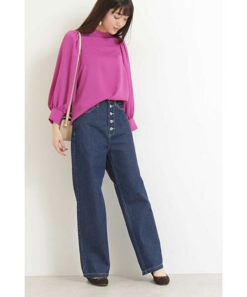 ＊＊N.Natural Beauty Basic / エヌ ナチュラルビューティーベーシック パンツ | ボタンフライデニムパンツ | 詳細3