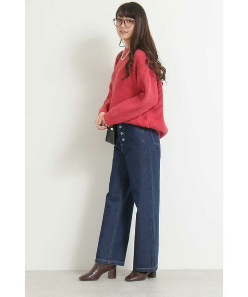 ＊＊N.Natural Beauty Basic / エヌ ナチュラルビューティーベーシック パンツ | ボタンフライデニムパンツ | 詳細5