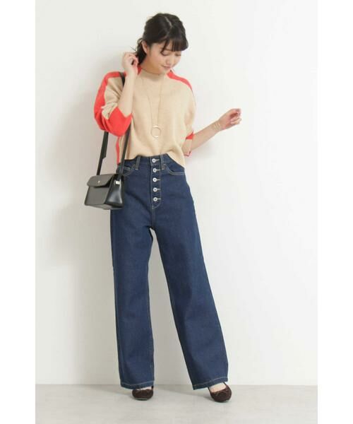 ＊＊N.Natural Beauty Basic / エヌ ナチュラルビューティーベーシック パンツ | ボタンフライデニムパンツ | 詳細6