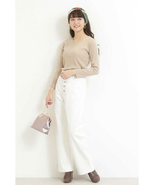 ＊＊N.Natural Beauty Basic / エヌ ナチュラルビューティーベーシック パンツ | ボタンフライデニムパンツ | 詳細18