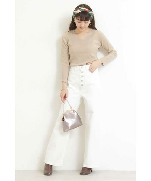 ＊＊N.Natural Beauty Basic / エヌ ナチュラルビューティーベーシック パンツ | ボタンフライデニムパンツ | 詳細19