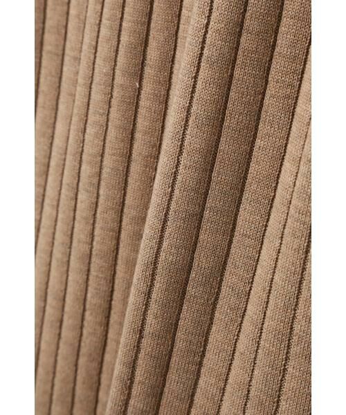 ＊＊N.Natural Beauty Basic / エヌ ナチュラルビューティーベーシック ワンピース | ウールブラウジングリブニットワンピース | 詳細5