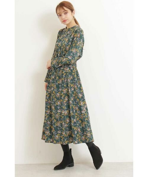 ＊＊N.Natural Beauty Basic / エヌ ナチュラルビューティーベーシック ワンピース | サーキュラーフラワーマキシワンピース | 詳細8