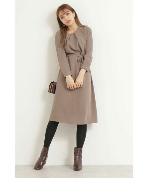 ＊＊N.Natural Beauty Basic / エヌ ナチュラルビューティーベーシック ワンピース | パーツ付ワンピース | 詳細16