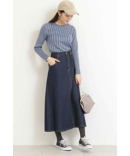 ＊＊N.Natural Beauty Basic / エヌ ナチュラルビューティーベーシック ニット・セーター | ラメプレーティングリブニット | 詳細3