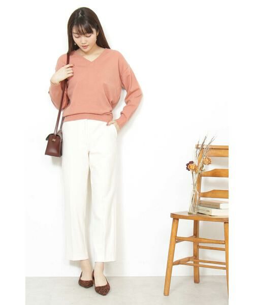 ＊＊N.Natural Beauty Basic / エヌ ナチュラルビューティーベーシック ニット・セーター | ハイゲージVネックニット | 詳細4