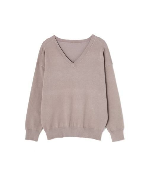 ＊＊N.Natural Beauty Basic / エヌ ナチュラルビューティーベーシック ニット・セーター | ハイゲージVネックニット | 詳細9