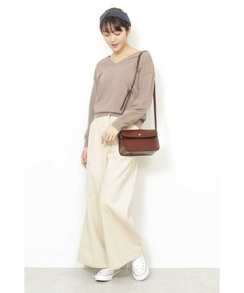 ＊＊N.Natural Beauty Basic / エヌ ナチュラルビューティーベーシック ニット・セーター | ハイゲージVネックニット | 詳細10