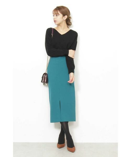 ＊＊N.Natural Beauty Basic / エヌ ナチュラルビューティーベーシック ニット・セーター | ハイゲージVネックニット | 詳細15